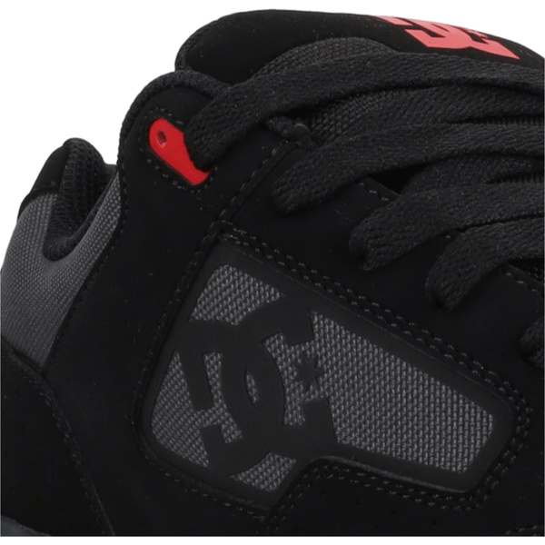 2026 DC Shoes Mens DC Coiler Trainers DC03011 - Black / Grey / Red